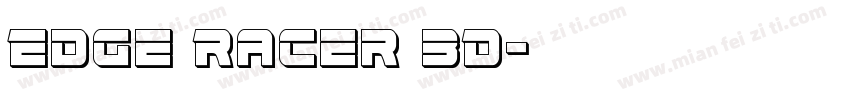 Edge Racer 3D字体转换
